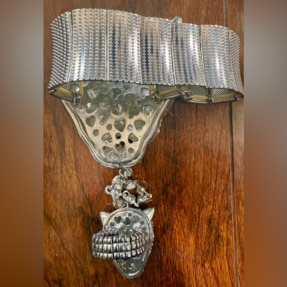 ANK JEWELLERY “JAGUR HAND JEWELLERY” CONNECTED CUFF BRACELET/RING-WEARABLE ART - Picture 5 of 7